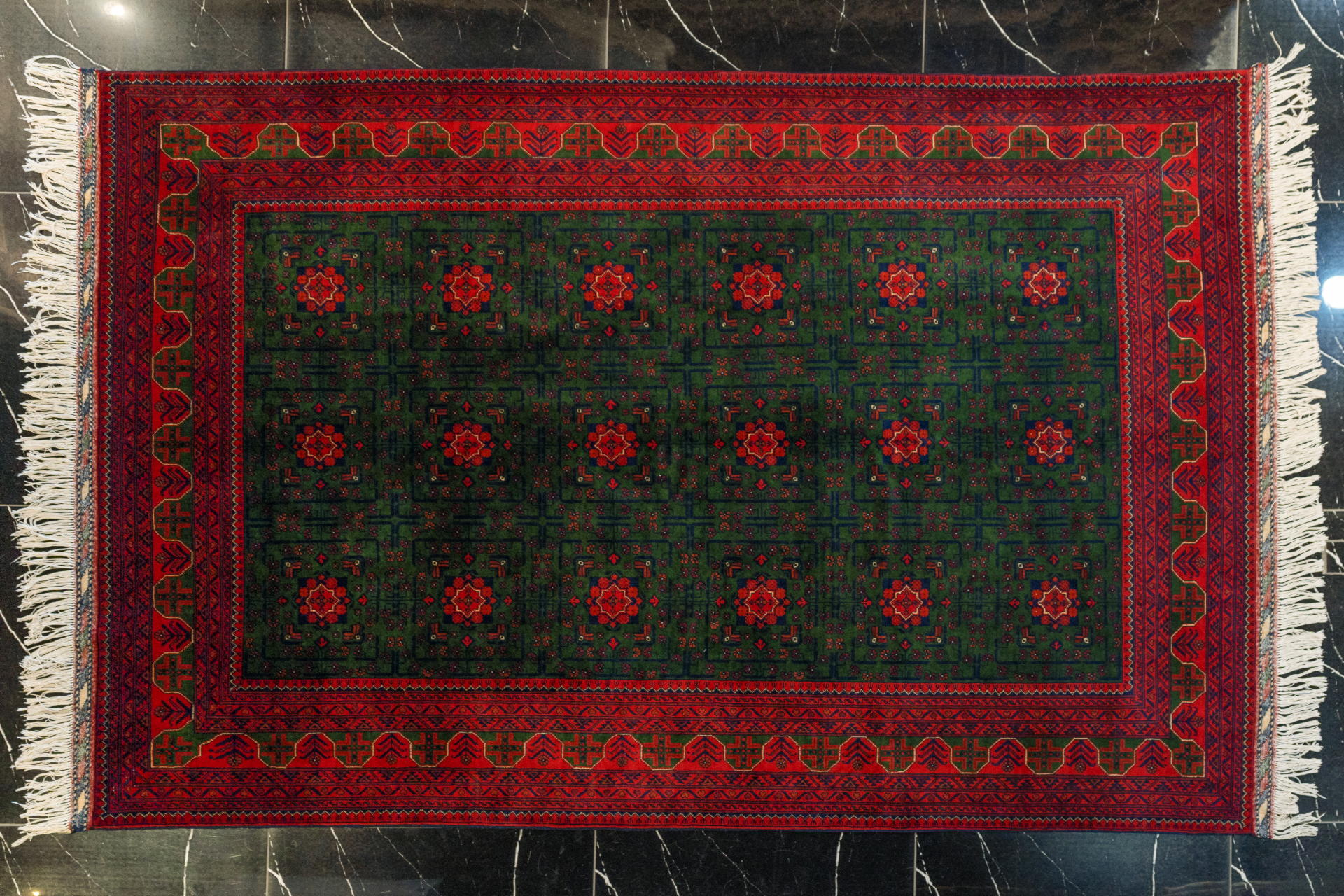 handmade persian carpet code39934 0 - فرش دستباف قشقایی نقشه ستاره ای کد 39934 -  - area-rugs