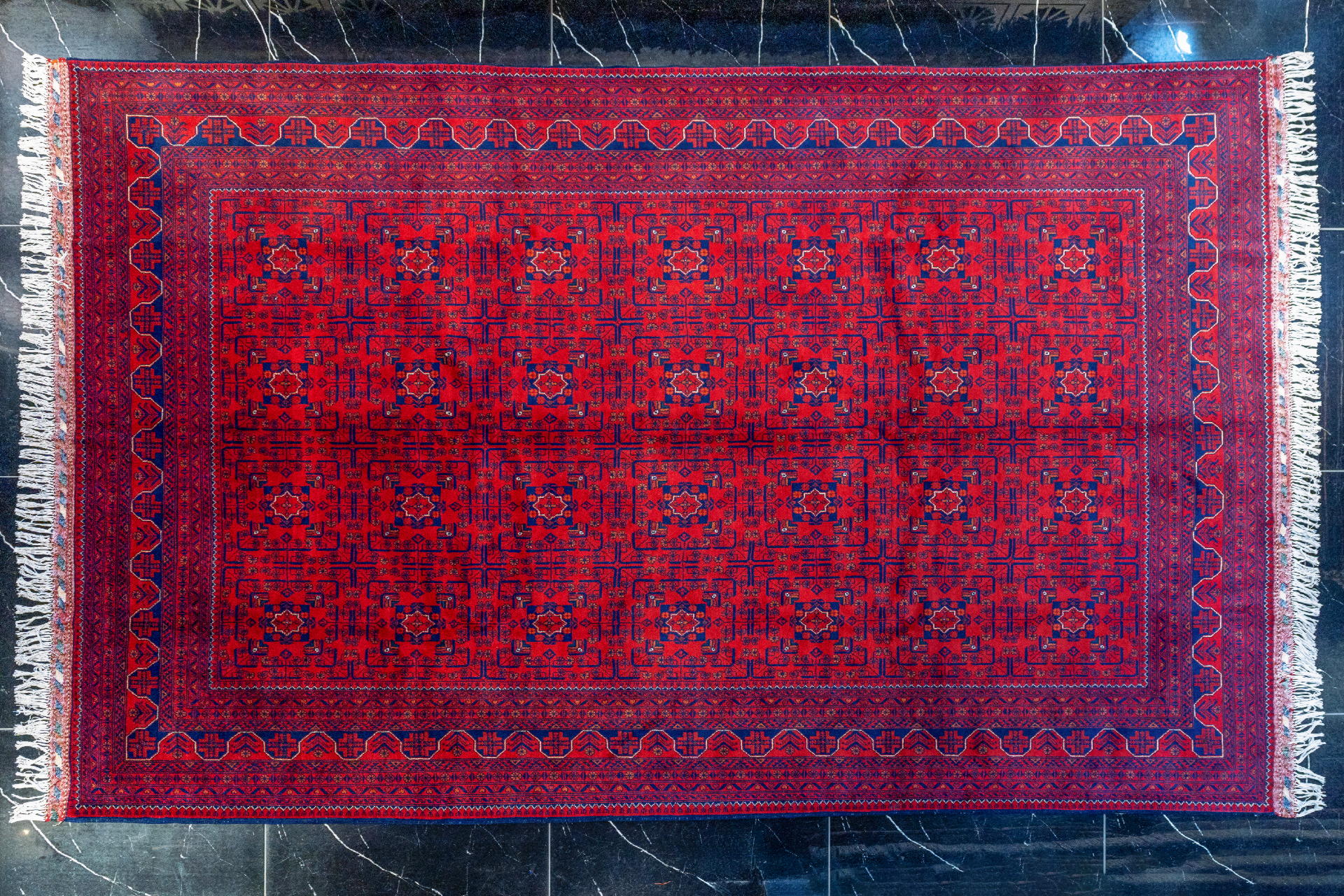 handmade persian carpet code39936 0 - فرش دستباف قشقایی نقشه ستاره ای (خان محمدی) کد 39936 -  - area-rugs