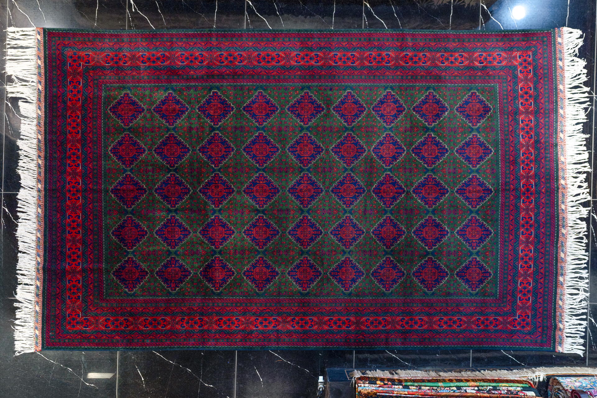handmade persian carpet code39937 0 - فرش دستباف قشقایی نقشه لوزی (خماب) کد 39937 -  - area-rugs