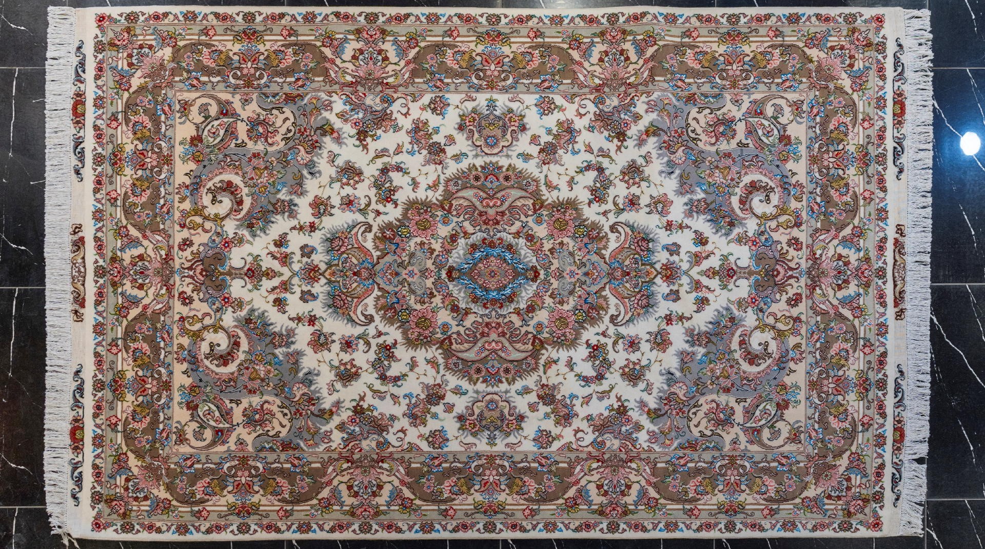 handmade persian carpet code40017 0 - فرش دستباف نقشه خطیبی کد 40017 -  - area-rugs