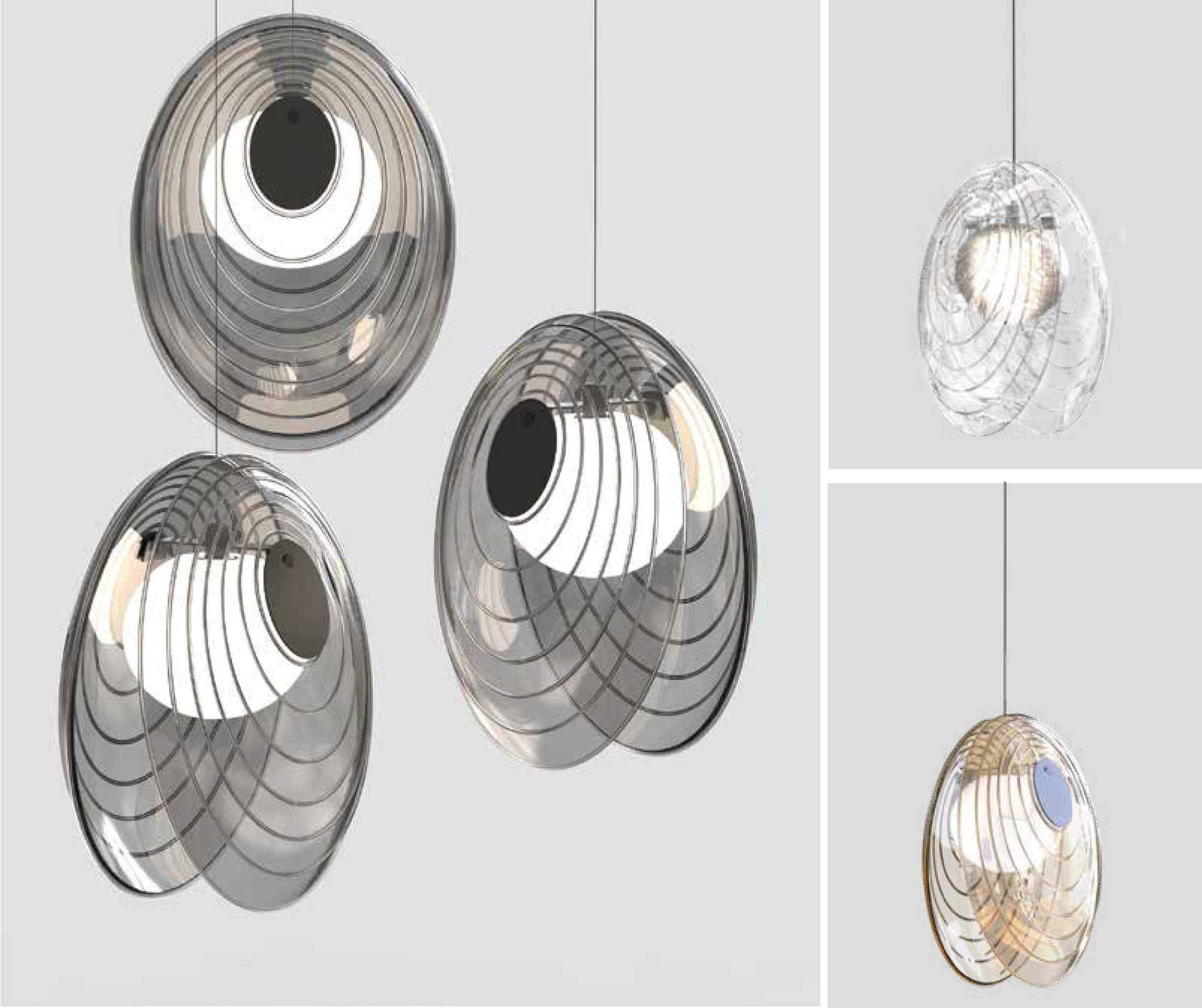 modnoor pendant akoya light model 0 - چراغ آویز حبابی مدل آکویا لایت -  - pendants