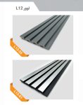 دیوارپوش پلی استایرن 120میلیمتری بهینا طرح لوور کد L12