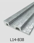 دیوارپوش پلی استایرن 120میلیمتری بهینا طرح لوور کد L14