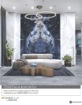 سرامیک اسلب 120*240 آبادیس مدل فریسکو آبی (بوک مچ)