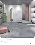 سرامیک اسلب 120*270 آبادیس مدل بارنت خاکستری مات