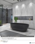 سرامیک اسلب 120*270 آبادیس مدل کالیستو خاکستری مات