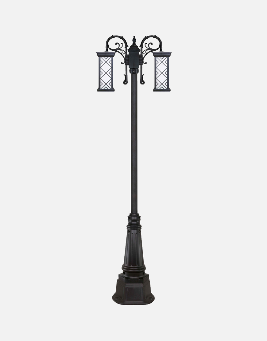 چراغ دوشاخه بیتانور مدل بلند طرحدار درتا 4823bt