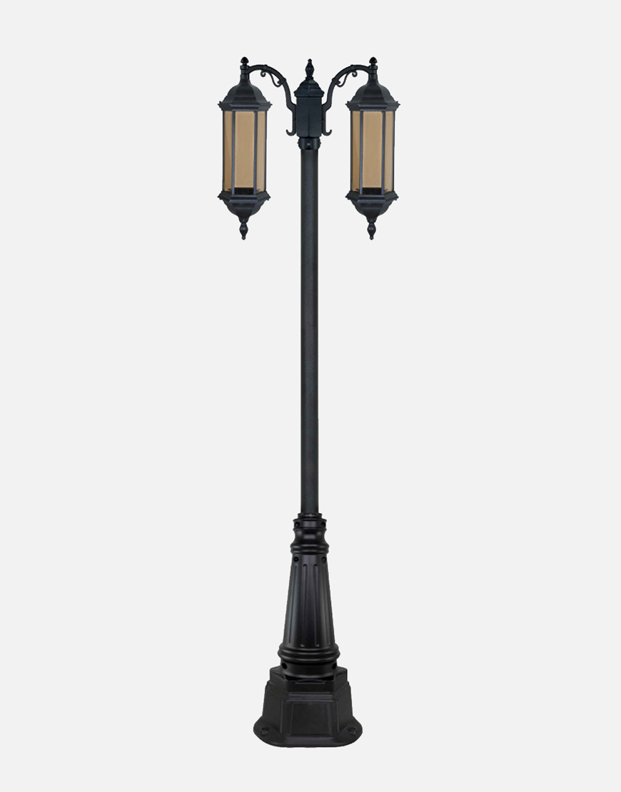 چراغ دوشاخه بیتانور مدل شش ضلعی بلند b5621 چراغ دوشاخه بیتانور مدل شش ضلعی بلند b5621