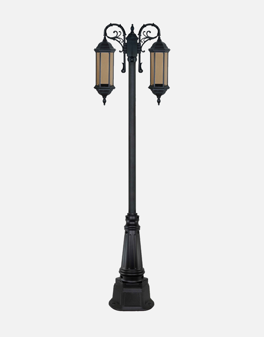 چراغ دوشاخه بیتانور مدل شش ضلعی بلند b5623 چراغ دوشاخه بیتانور مدل شش ضلعی بلند b5623