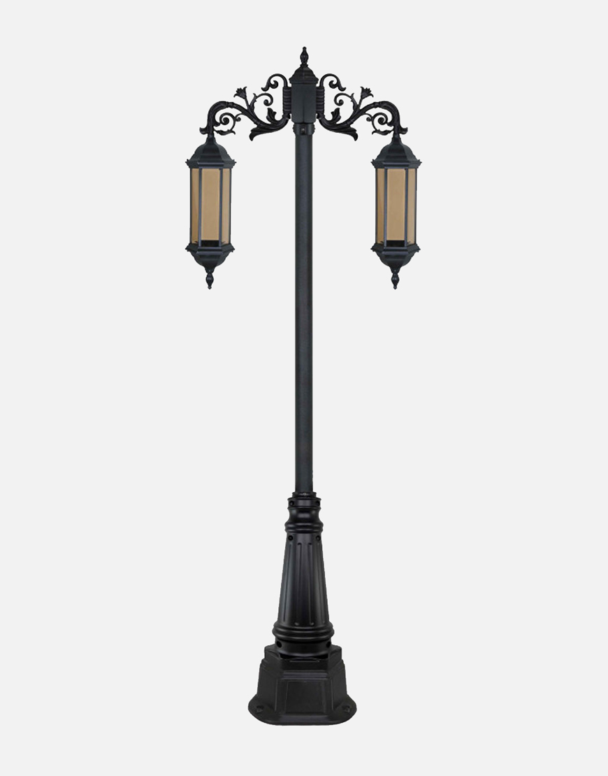 چراغ دوشاخه بیتانور مدل شش ضلعی بلند b5624 چراغ دوشاخه بیتانور مدل شش ضلعی بلند b5624