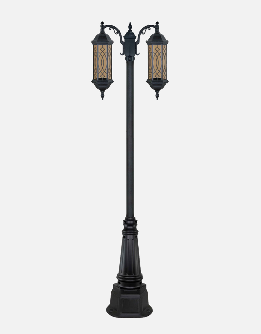 چراغ دوشاخه بیتانور مدل شش ضلعی بلند طرحدار bt5621 چراغ دوشاخه بیتانور مدل شش ضلعی بلند طرحدار bt5621