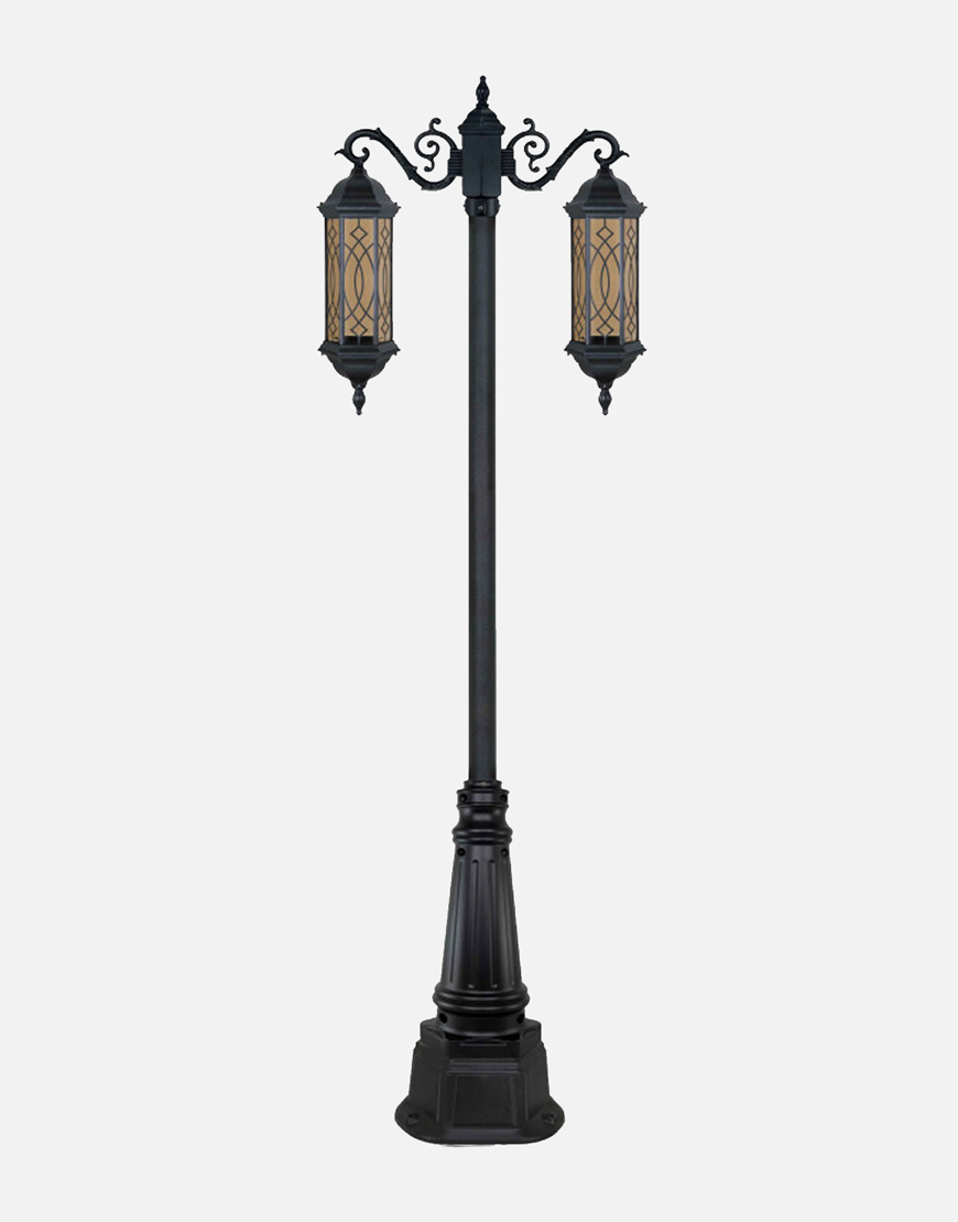 چراغ دوشاخه بیتانور مدل شش ضلعی بلند طرحدار bt5622 چراغ دوشاخه بیتانور مدل شش ضلعی بلند طرحدار bt5622