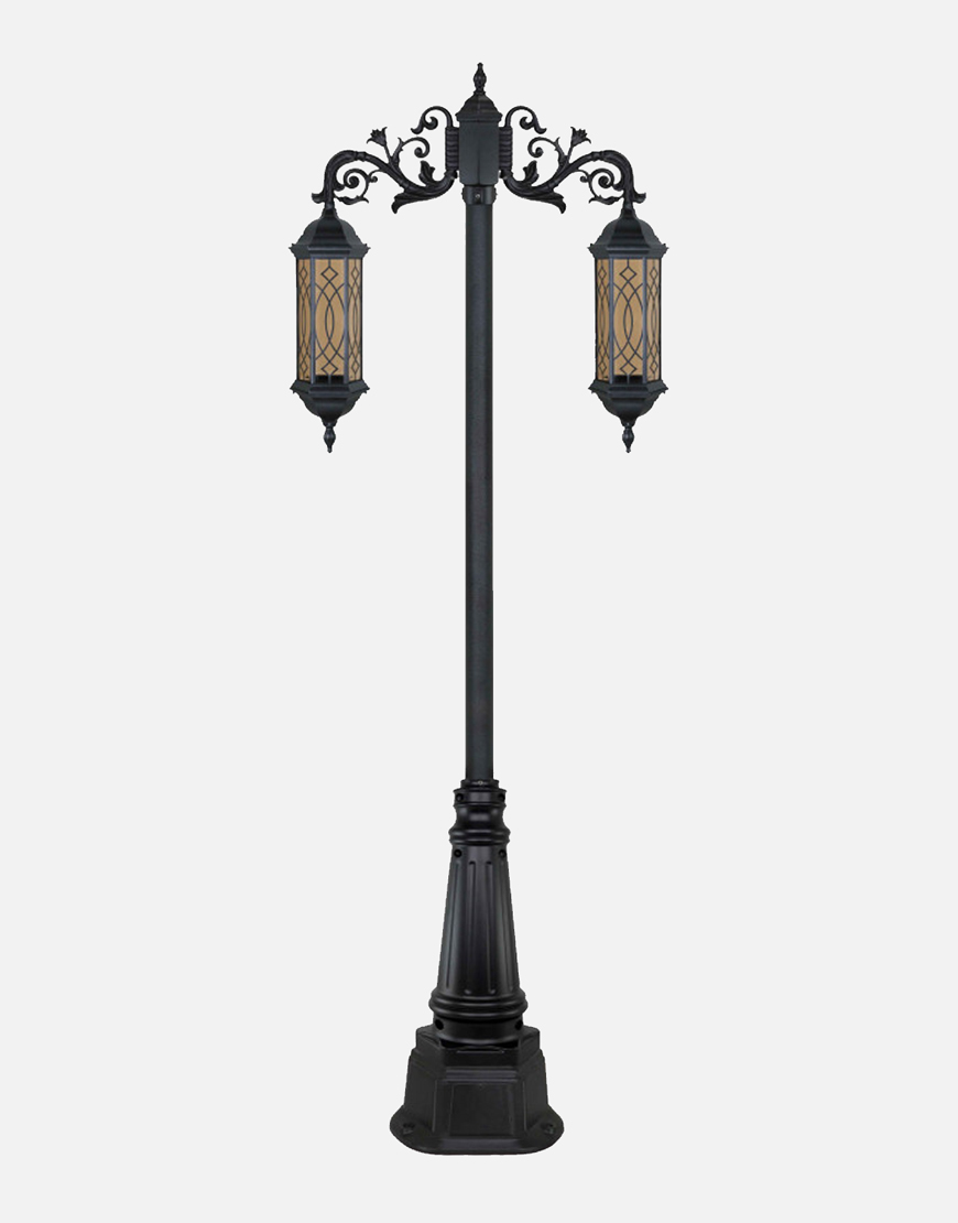 چراغ دوشاخه بیتانور مدل شش ضلعی بلند طرحدار bt5624 چراغ دوشاخه بیتانور مدل شش ضلعی بلند طرحدار bt5624
