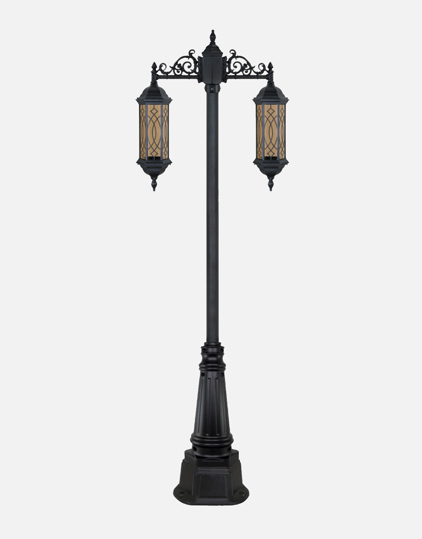 چراغ دوشاخه بیتانور مدل شش ضلعی بلند طرحدار bt5625 چراغ دوشاخه بیتانور مدل شش ضلعی بلند طرحدار bt5625
