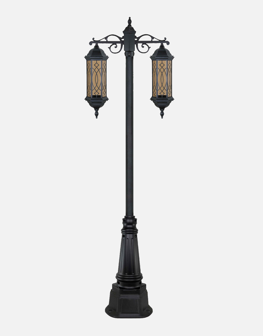 چراغ دوشاخه بیتانور مدل شش ضلعی بلند طرحدار bt5627 چراغ دوشاخه بیتانور مدل شش ضلعی بلند طرحدار bt5627
