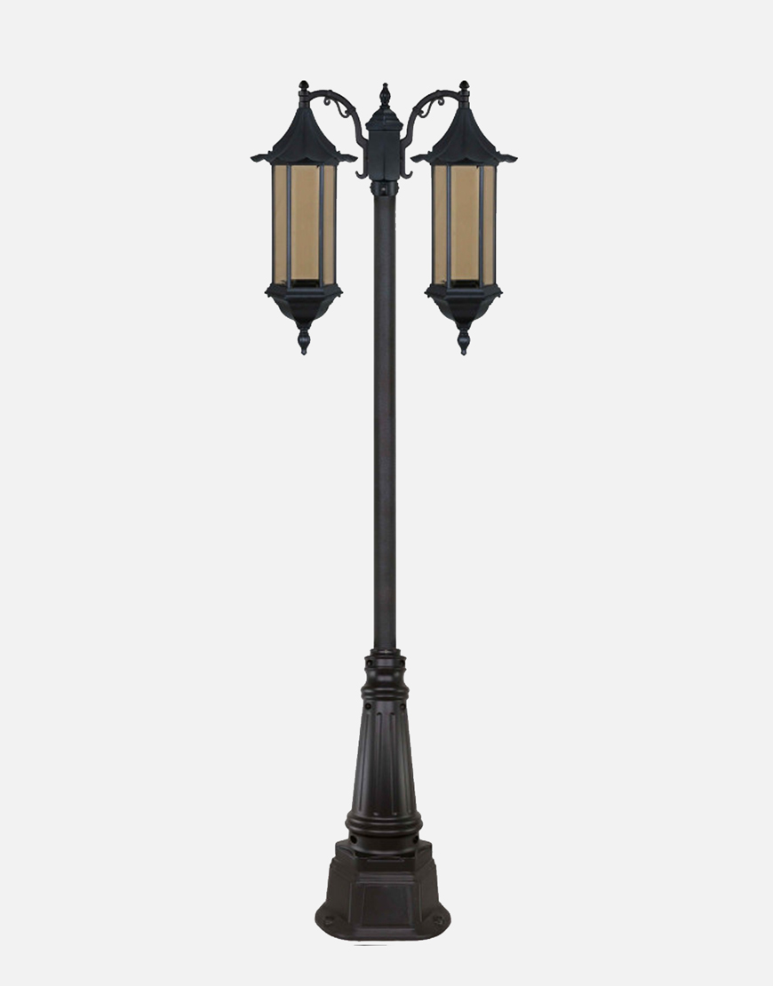 چراغ دوشاخه بیتانور مدل شش ضلعی چتری بلند chb5621 چراغ دوشاخه بیتانور مدل شش ضلعی چتری بلند chb5621