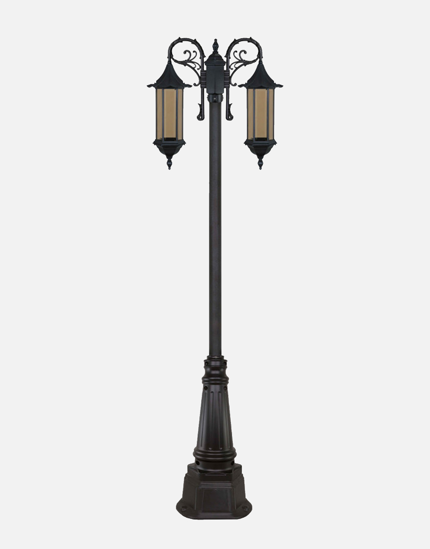 چراغ دوشاخه بیتانور مدل شش ضلعی چتری بلند chb5623 چراغ دوشاخه بیتانور مدل شش ضلعی چتری بلند chb5623