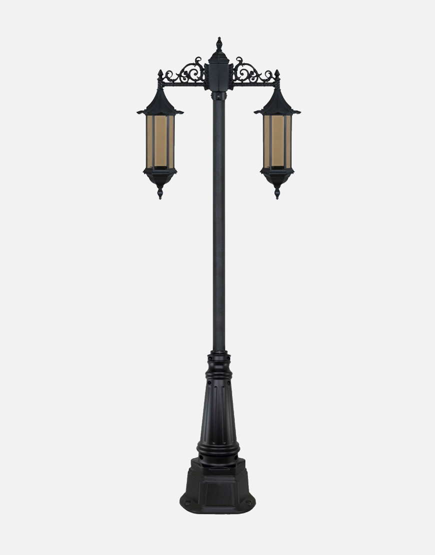 چراغ دوشاخه بیتانور مدل شش ضلعی چتری بلند chb5625 چراغ دوشاخه بیتانور مدل شش ضلعی چتری بلند chb5625