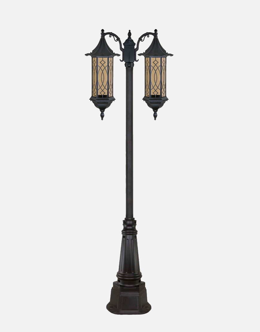 چراغ دوشاخه بیتانور مدل شش ضلعی چتری بلند طرحدار chbt5621 چراغ دوشاخه بیتانور مدل شش ضلعی چتری بلند طرحدار chbt5621