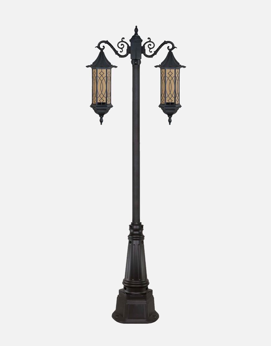 چراغ دوشاخه بیتانور مدل شش ضلعی چتری بلند طرحدار chbt5622 چراغ دوشاخه بیتانور مدل شش ضلعی چتری بلند طرحدار chbt5622