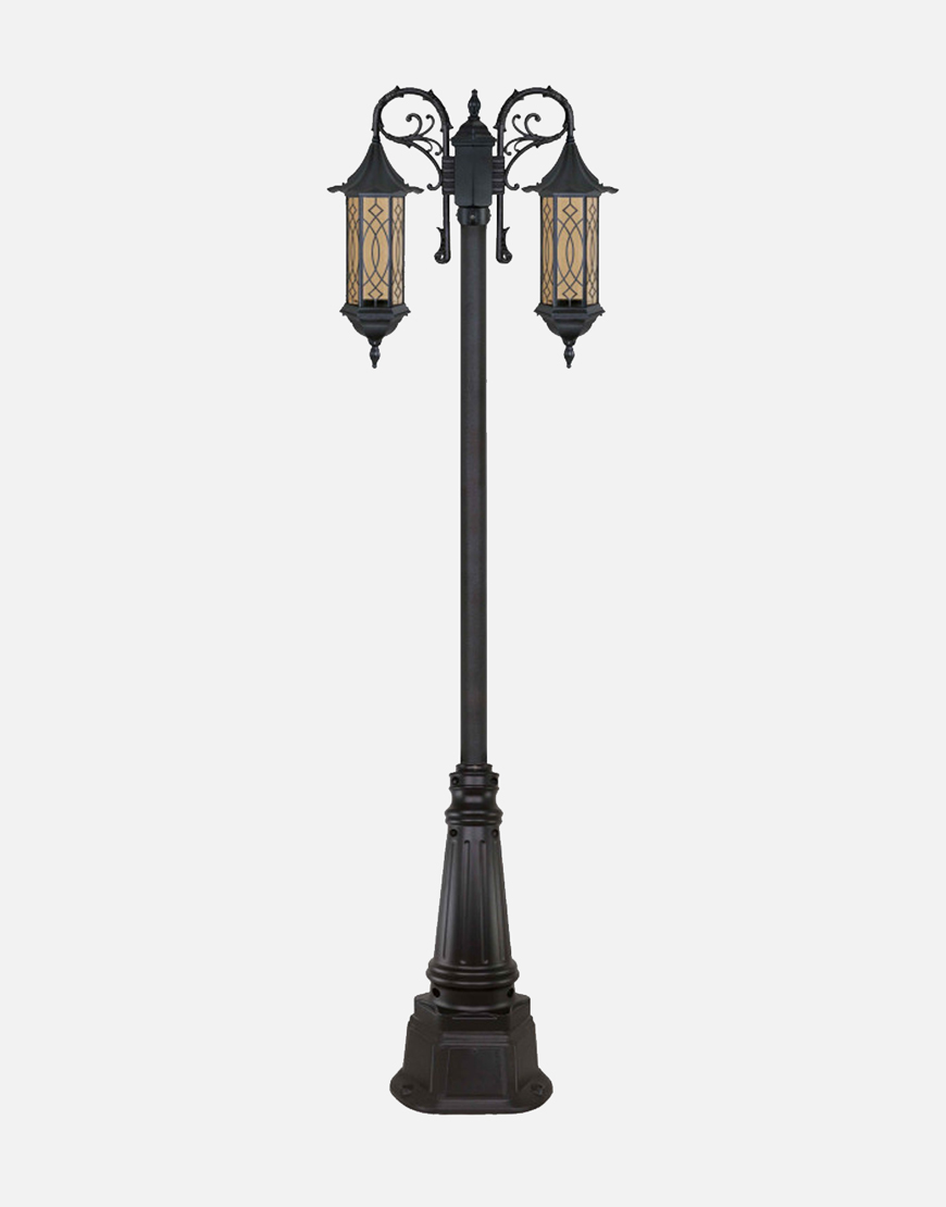 چراغ دوشاخه بیتانور مدل شش ضلعی چتری بلند طرحدار chbt5623 چراغ دوشاخه بیتانور مدل شش ضلعی چتری بلند طرحدار chbt5623