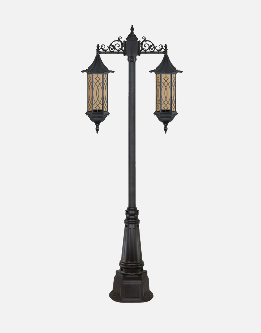 چراغ دوشاخه بیتانور مدل شش ضلعی چتری بلند طرحدار chbt5625 چراغ دوشاخه بیتانور مدل شش ضلعی چتری بلند طرحدار chbt5625