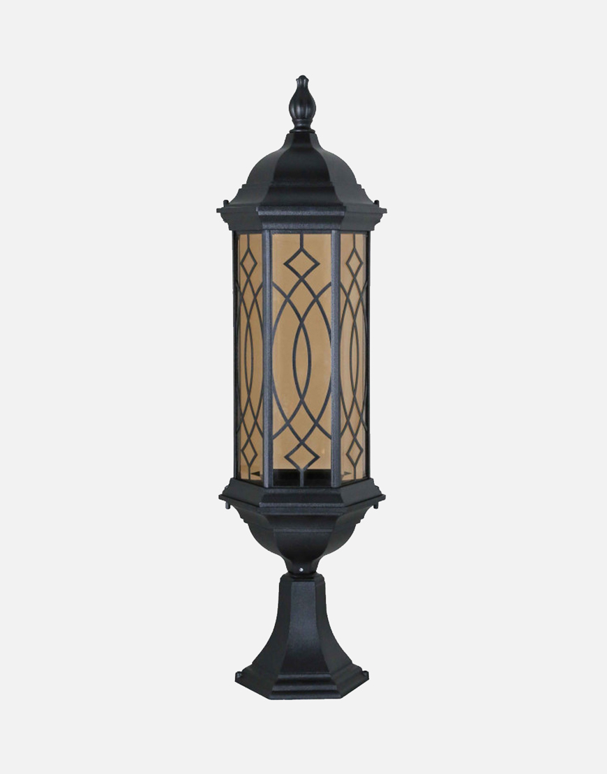 چراغ سردری بیتانور مدل شش ضلعی بلند طرحدار bt56103