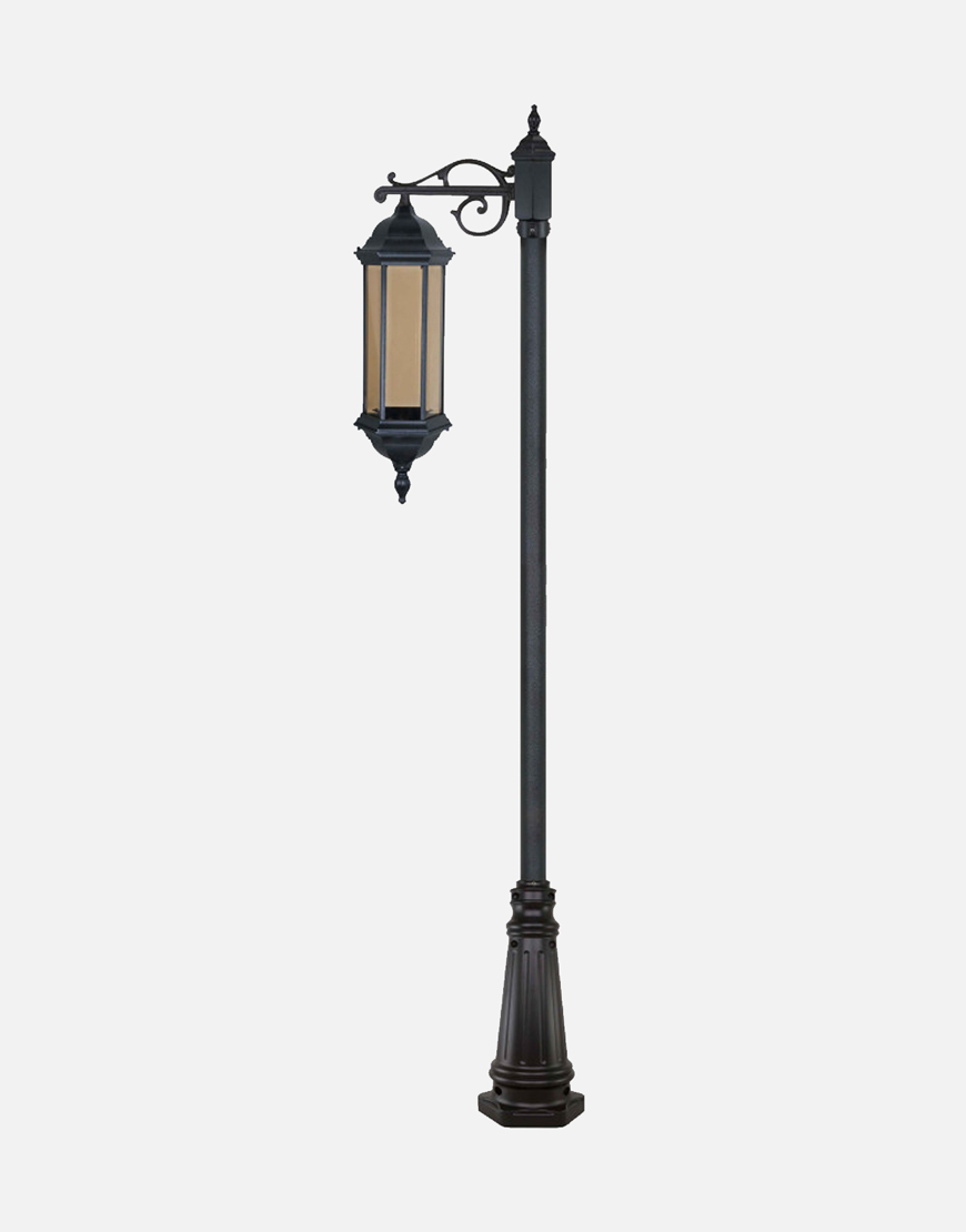 چراغ تکشاخه بیتانور مدل شش ضلعی بلند b5617 چراغ تکشاخه بیتانور مدل شش ضلعی بلند b5617