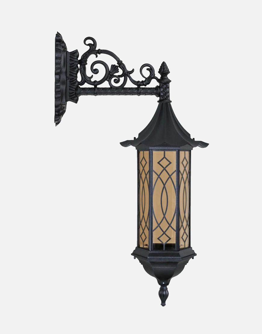 چراغ دیواری بیتانور مدل شش ضلعی چتری بلند طرحدار chbt5605